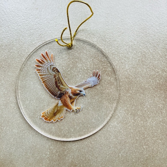 Hawk Christmas ornament double sided - Picture 2 of 3